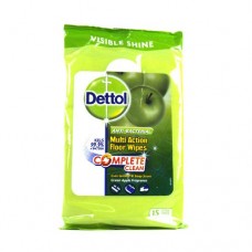 Dettol Multi-Action Anti-Bacterial Floor Wipes (15 Extra Large Wipes) 